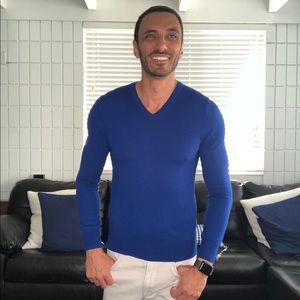 V-Neck Merino Wool Sweater